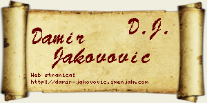 Damir Jakovović vizit kartica